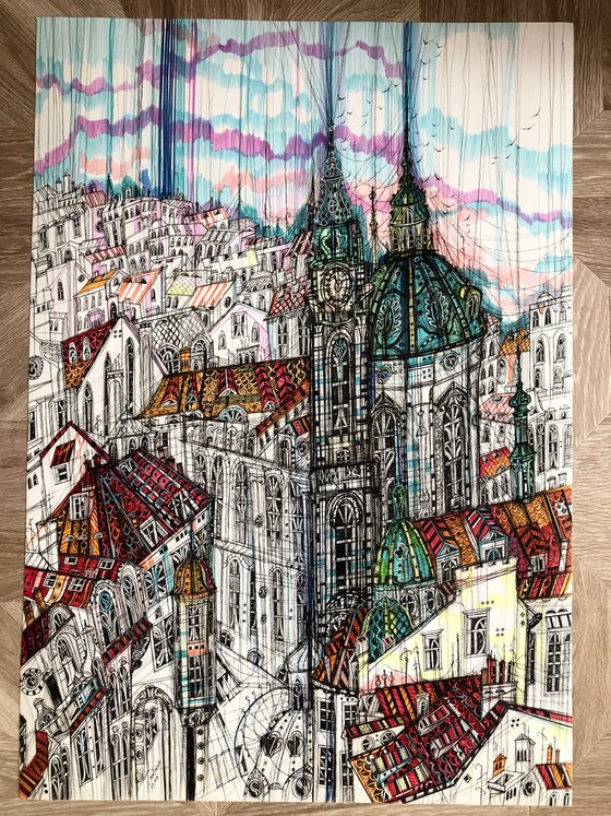 Prague Cityscape