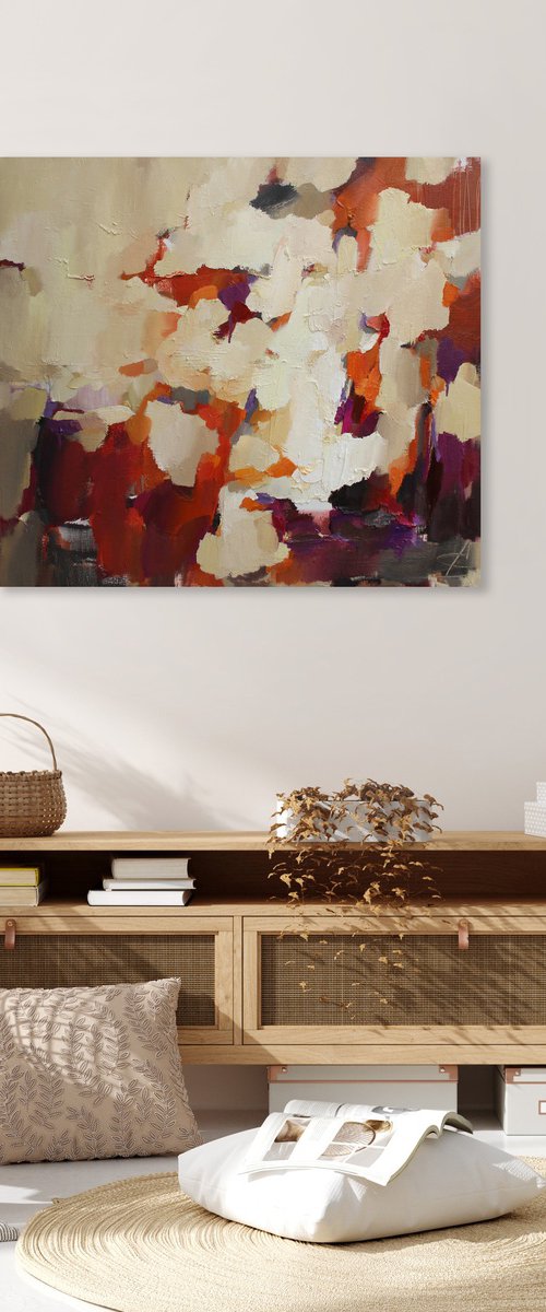 Glare/Orange abstraction by Ana Saut