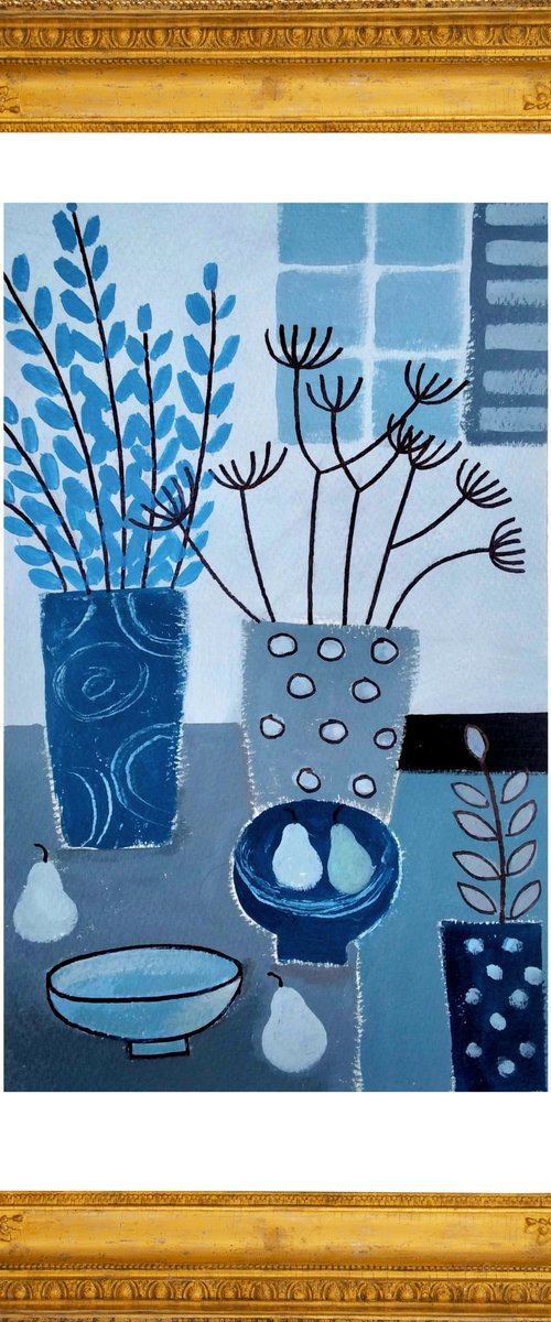 Blue Still Life by Jan Rippingham
