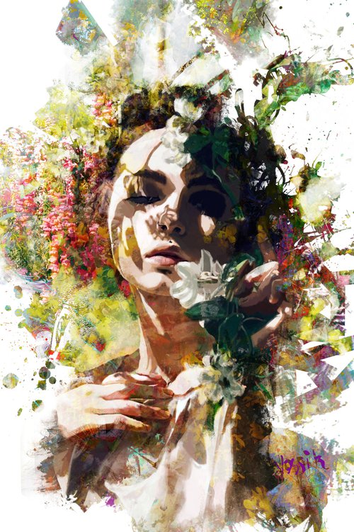 hot day in the garden 2 by Yossi Kotler