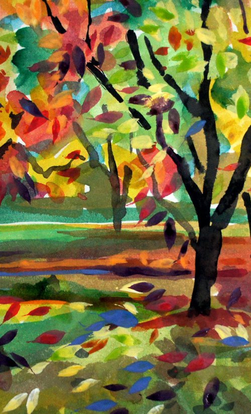 Westonbirt - Autumn Glory by Julia  Rigby