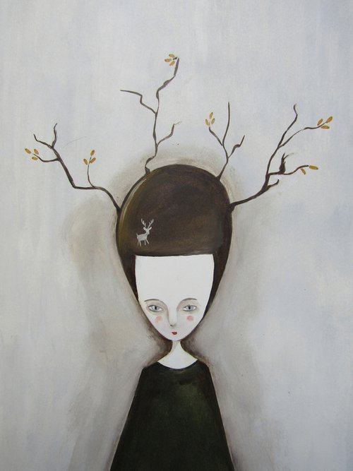 The woodland girl by Silvia Beneforti