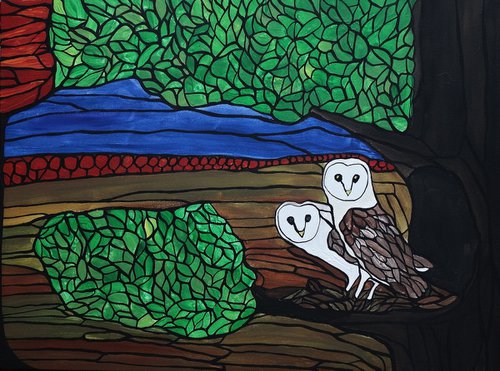 Late summer owls by Rachel Olynuk