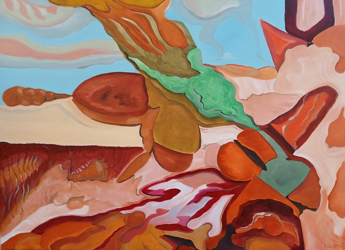 Surrealistic Oil Painting , To Subdued By Randy Pratt, 24 X 18, Artwork For Sale On Artfinder