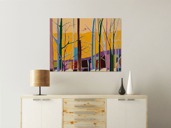 Mr. Cardinal In A Pre Dawn Glow