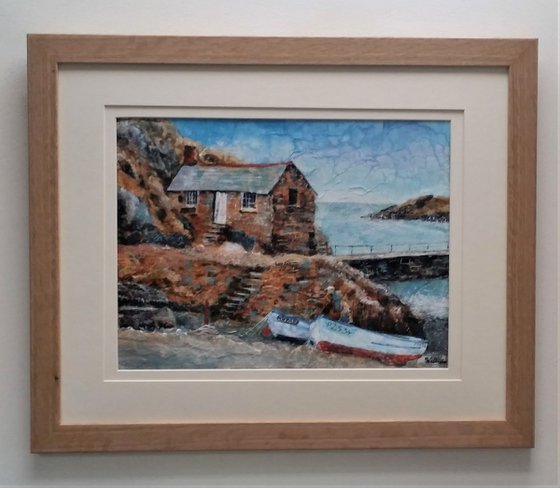 Fishing Hut on the Shore, Mullion Cove (framed)