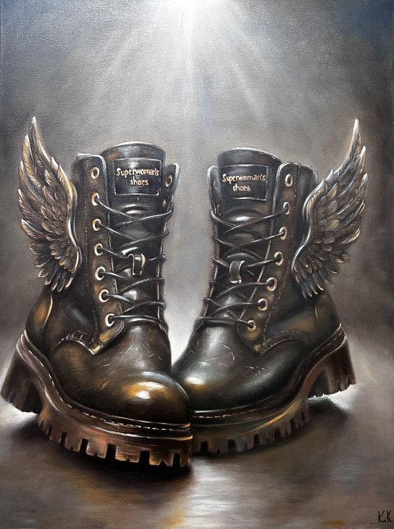 Superwoman’s shoes