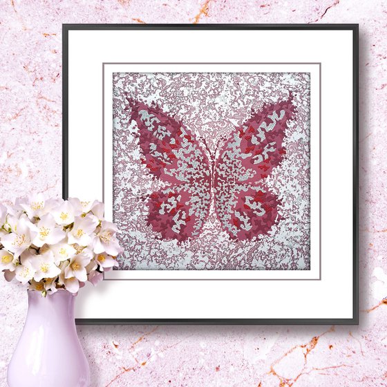 Butterfly «Burgundy Simphony»