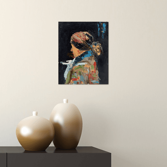 Abstract woman portrait.