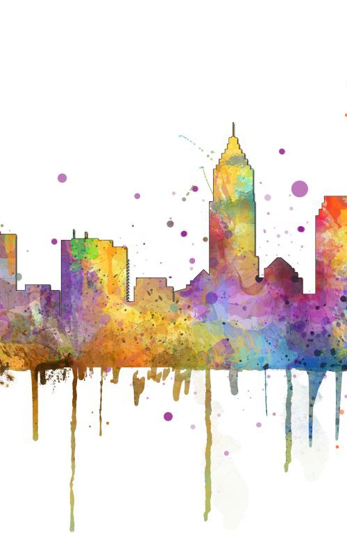 Cleveland Skyline MCLR1 by Marlene Watson