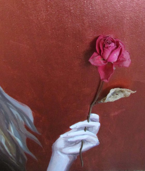 Girl with rose