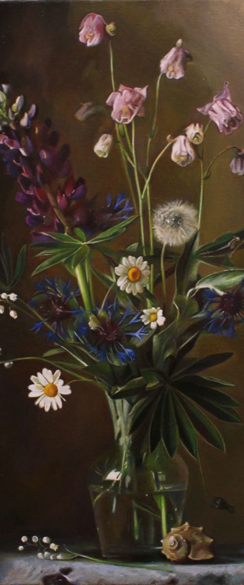 BOUQUET OF SUMMER FLOWERS by Darya Klunnikova