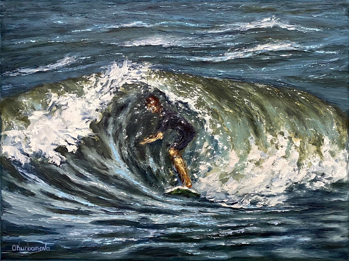 Taming the wave by Olga Kurbanova