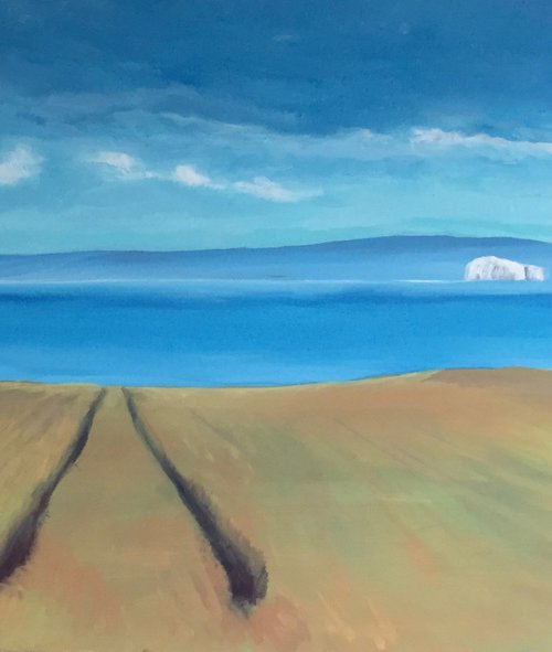 The Bass Rock seen from Fife by Stephen Howard Harrison