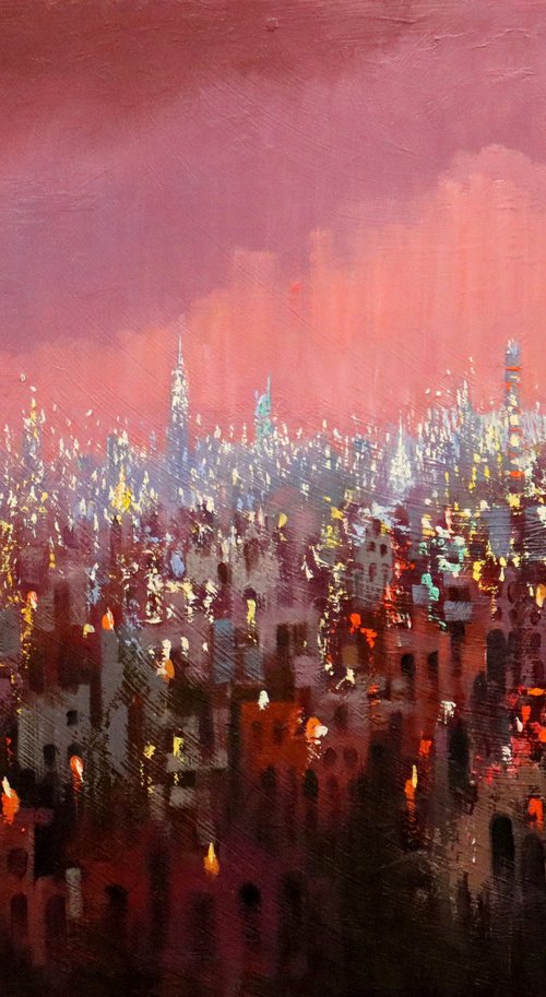 Twilight New York by Chin H Shin