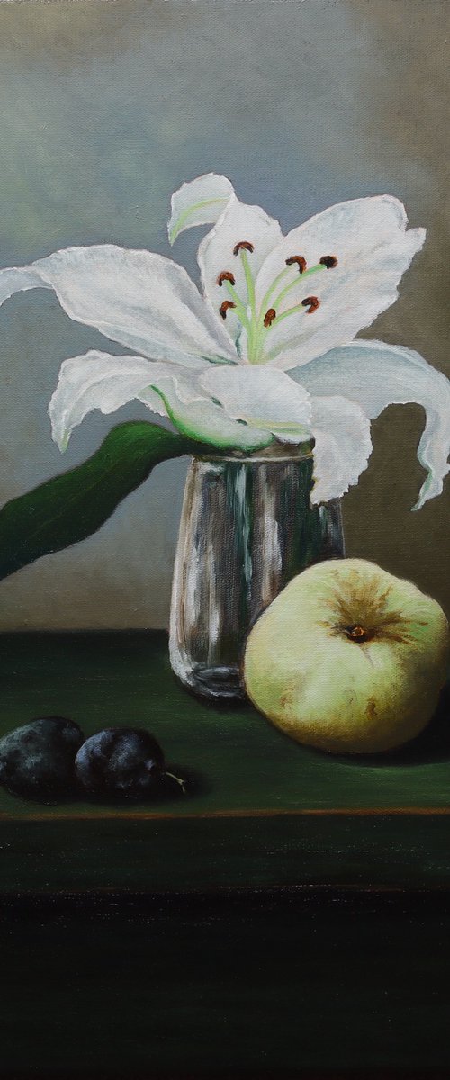 Lily and Apple by Oleg Baulin