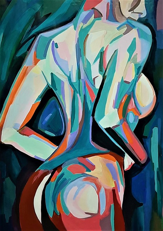 Nude / 112 x 82 x 4 cm