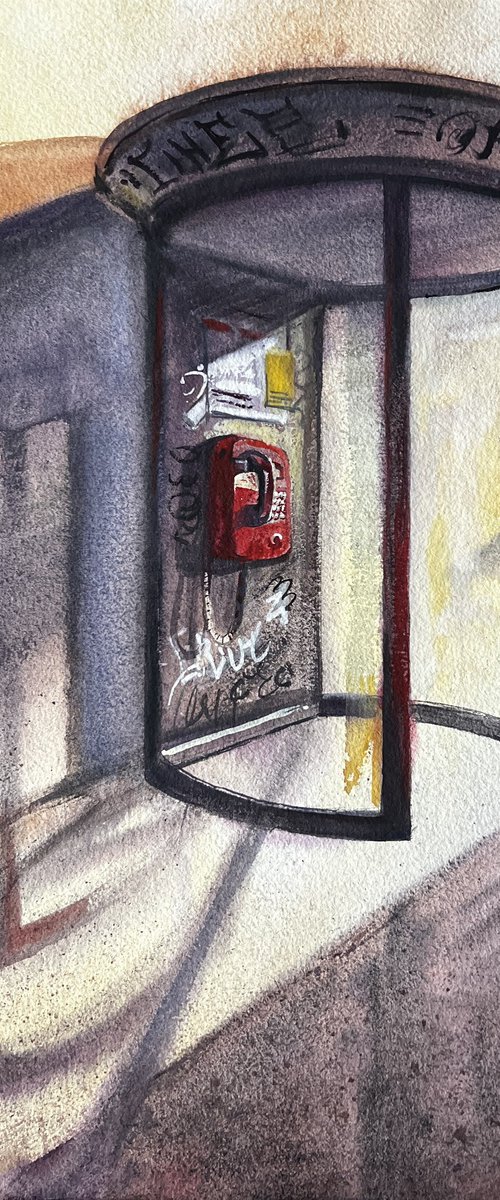 Telephone booth. Call-box by Natalia Veyner