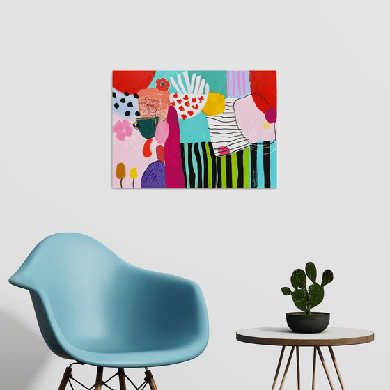 Colorful Matisse Abstract