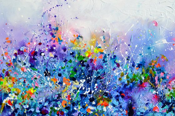 I've Dreamed 17 - Cottage Flowers Field