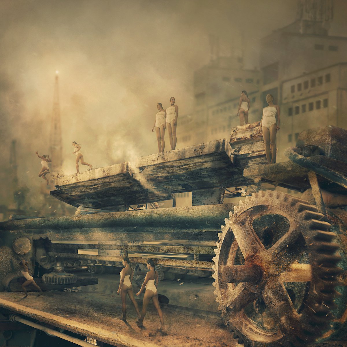 Surrealistic Abstract Photograph By Nikolina Petolas, 33 X 33", Model A 80X80Cm, Original Artwork