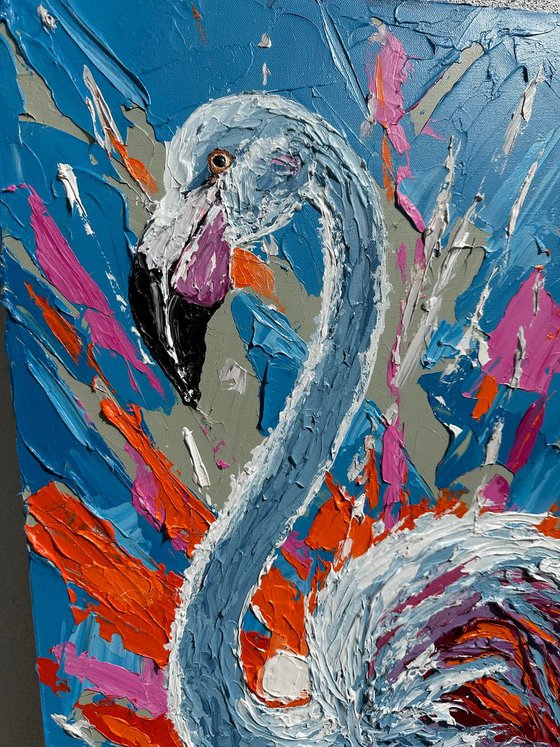 Blue Flamingo