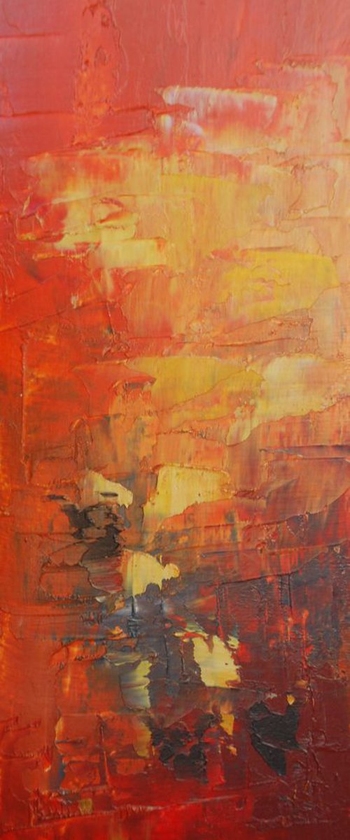 Orange Fire (ref#:697-H) by Saroja van der Stegen
