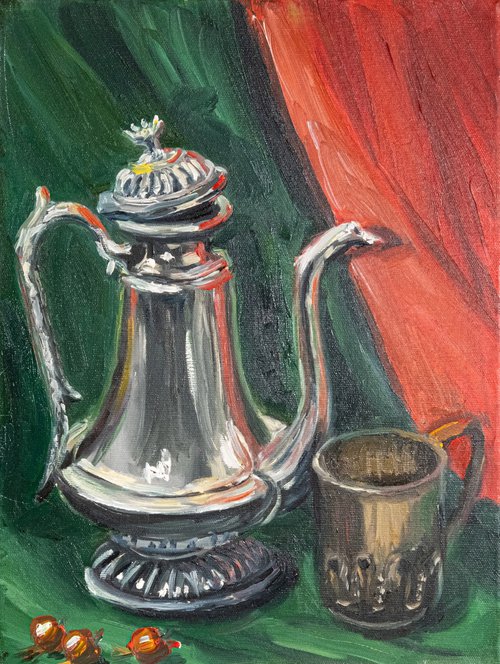 Still Life with Kettle by Catherine Varadi