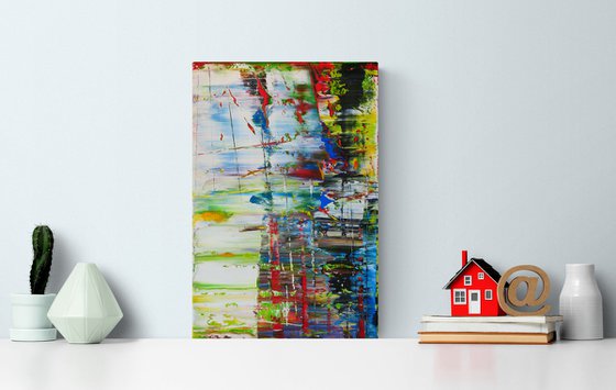 45x30 cm Small Abstract Painting Original Oil Painting Canvas Art