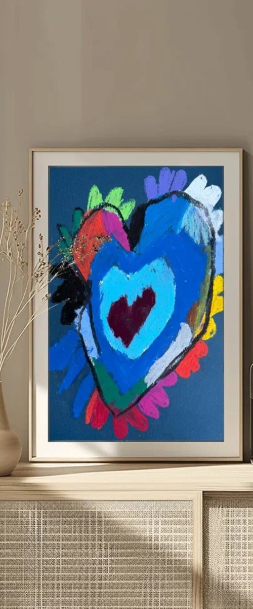 Colorful Heart by Sasha Robinson