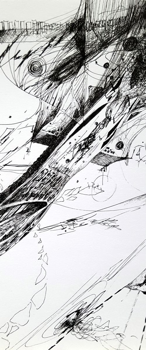 Unique way to draw still life like cosmic vibration romantic art by O KLOSKA by Kloska Ovidiu