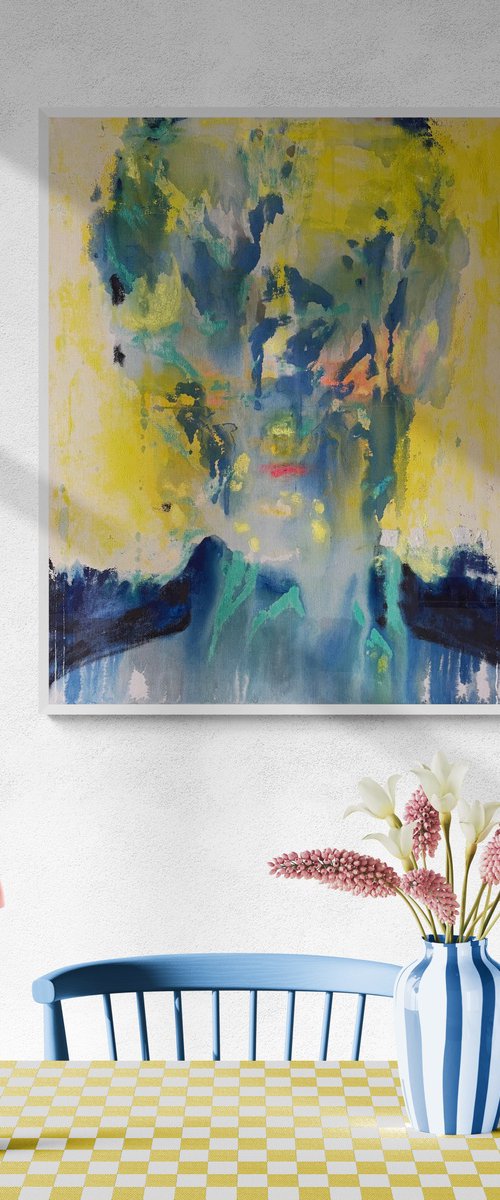 Abstract Portrait by Gela MIKAVA