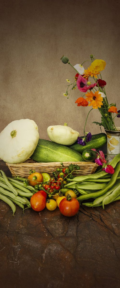 Basket of Mixed Vegetables by Michael McHugh