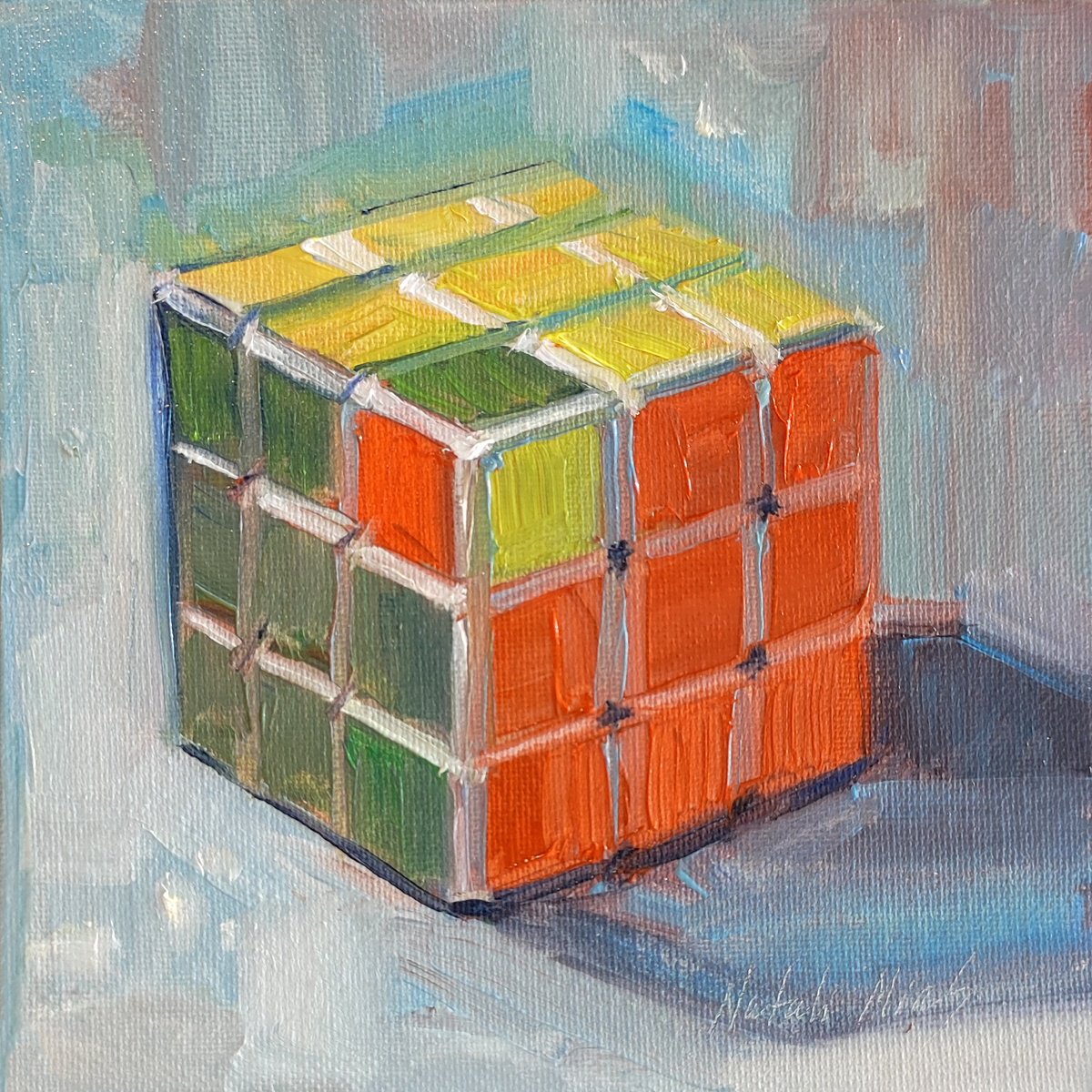 Puzzle Cube By Natalia Miasnikova, 6 X 6, Artwork For Sale On Artfinder