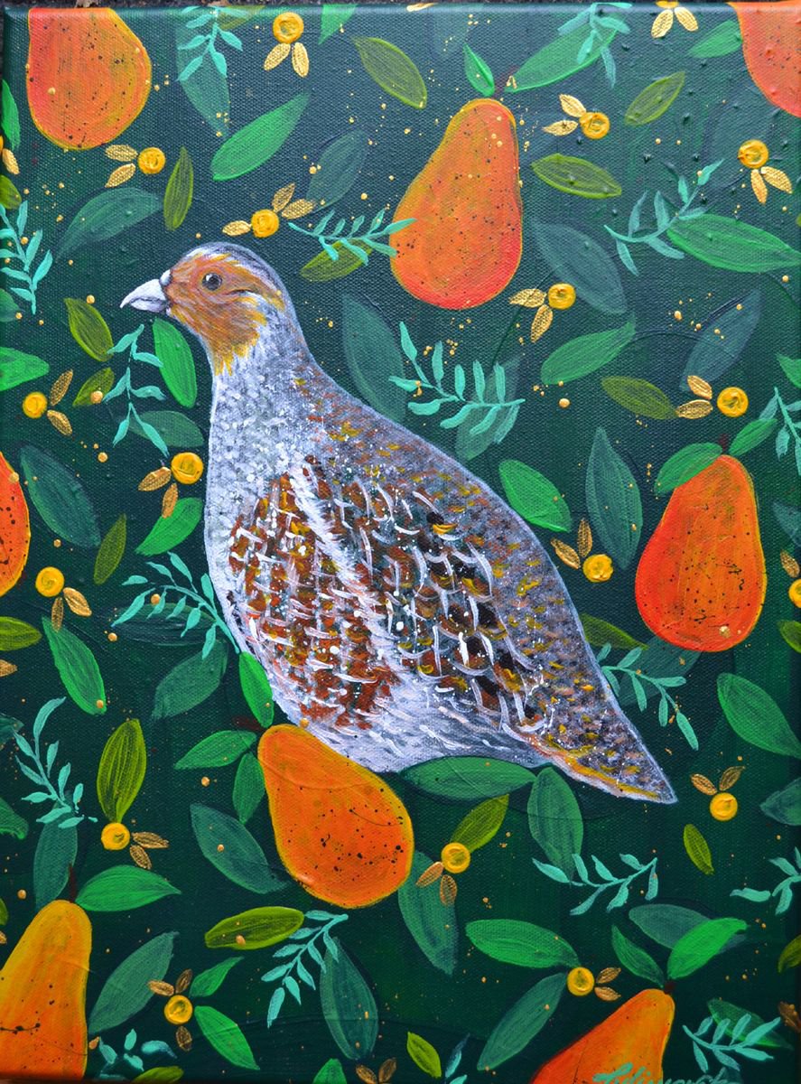 Partridge in a Pear Tree by Maja Tulimowska - Chmielewska