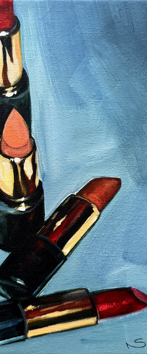 Still Life with Lipsticks by Victoria Sukhasyan