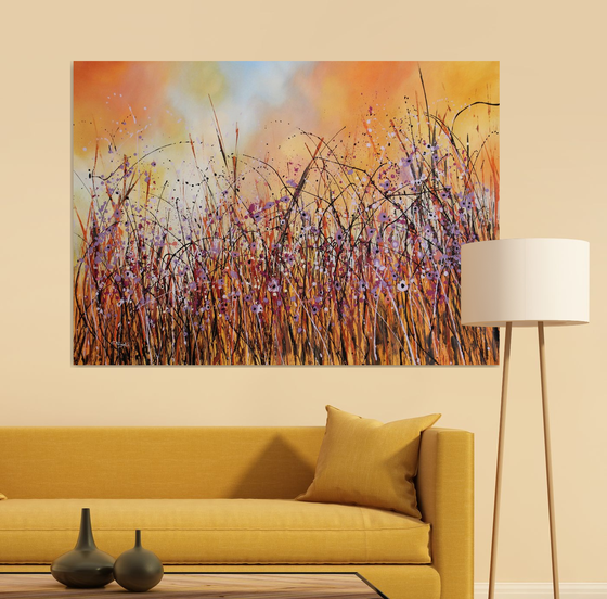 Parallel Connection - Extra Large original floral landscape