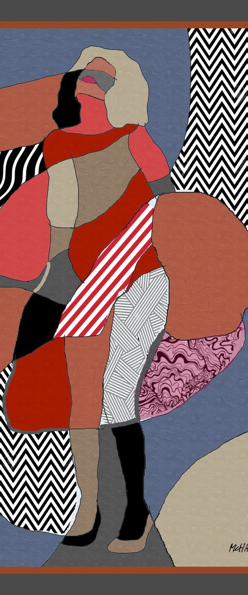 WOMAN IN RED by Joe McHarg