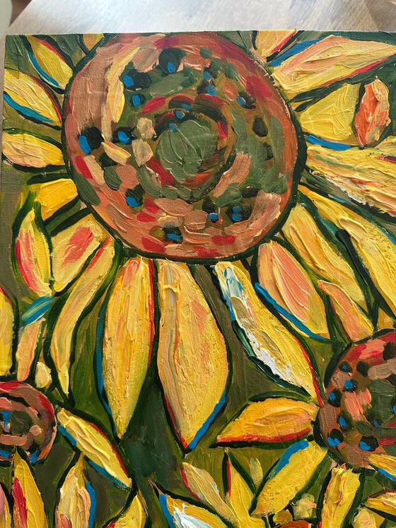 Modern Sunflowers