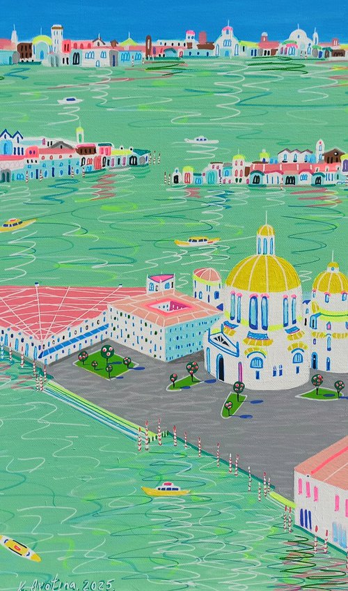 Entrance To The Grand Canal by Katrina Avotina