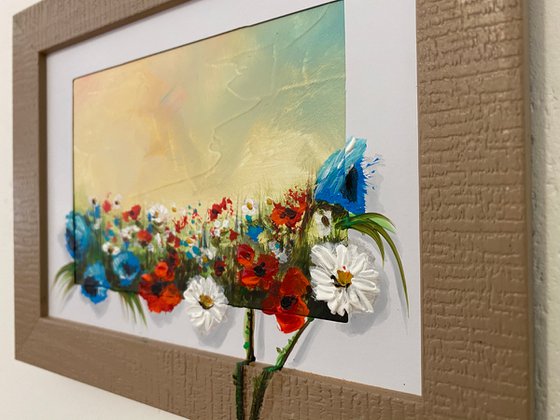 Action.3D Flowers. Eka Peradze Art.