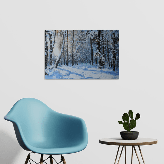 Landscape Painting Winter