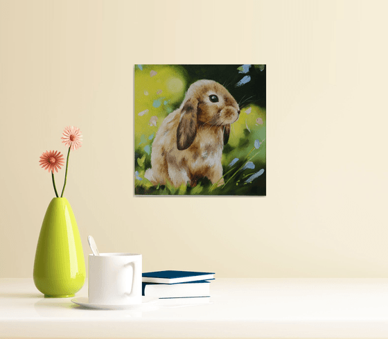 Little Bunny in Spring Light