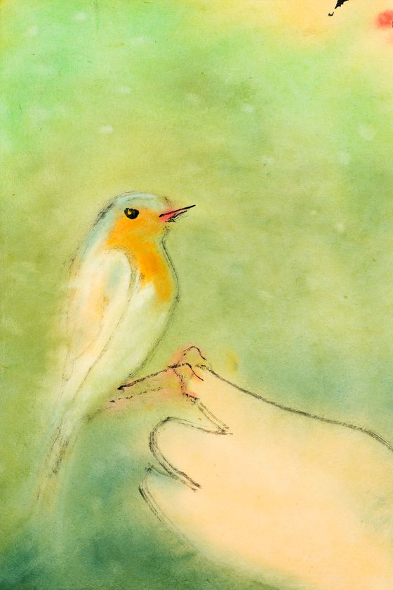 The positive no-message from the robin