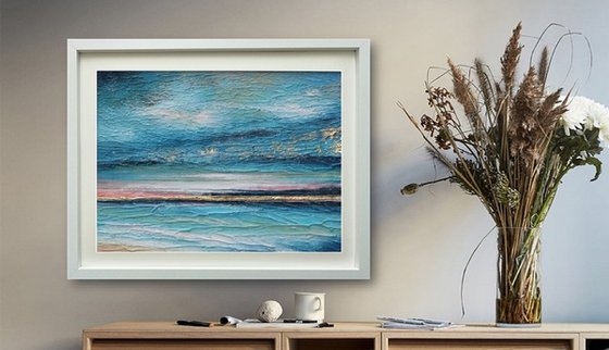 "A Lovely Day" - Sennen Cove - Cornwall - Framed