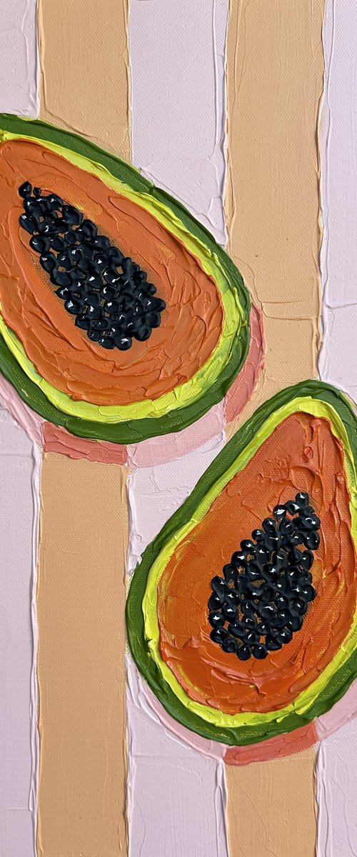 Papaya duo by Guzaliya Xavier