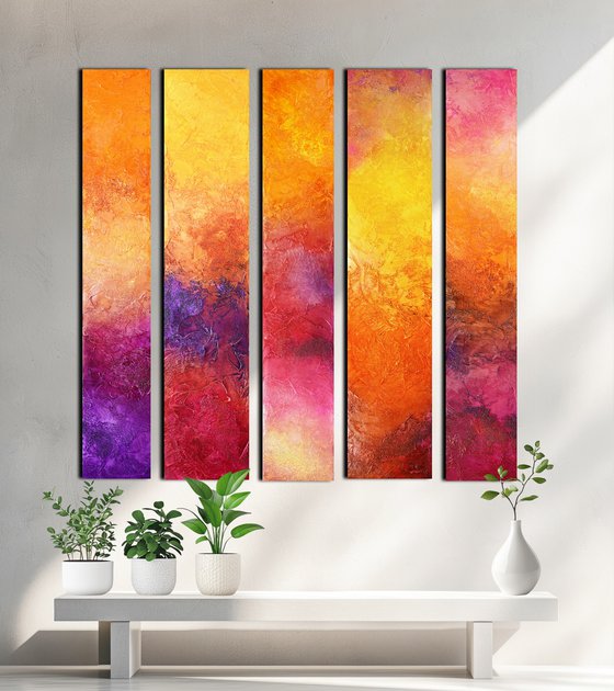 Pillars of colors - Be Bold