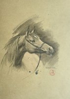 Horse#22525 Pencil drawing: Hongtao Huang | Artfinder