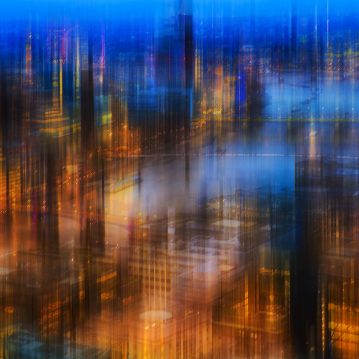 Abstract London: Over The Thames by Graham Briggs