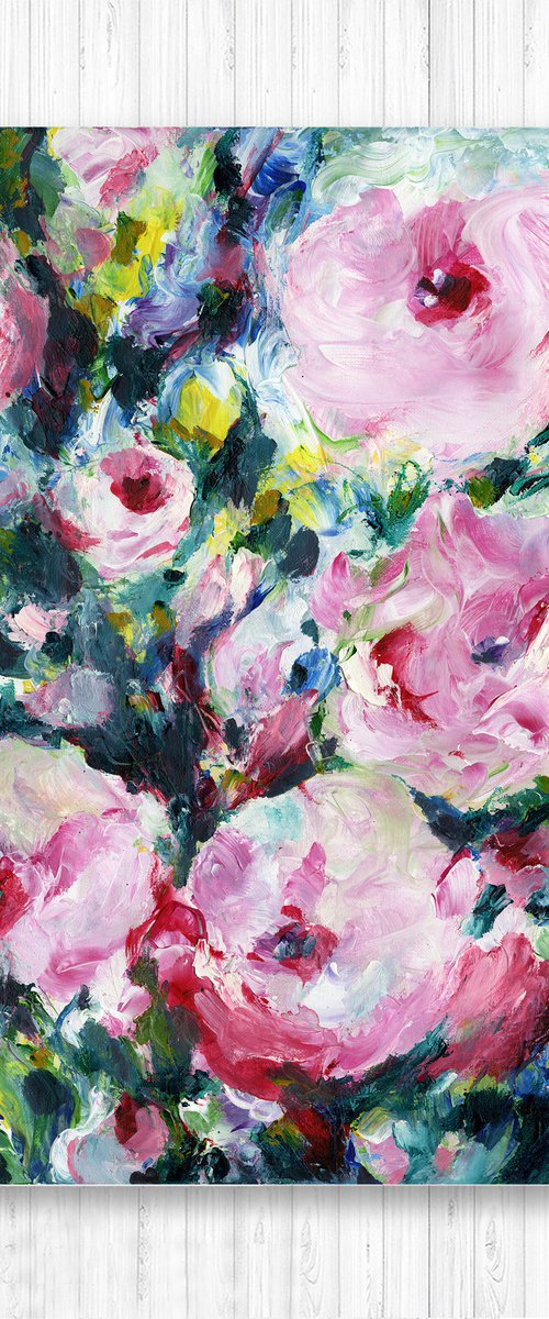 Blooms Of Pink 2 by Kathy Morton Stanion